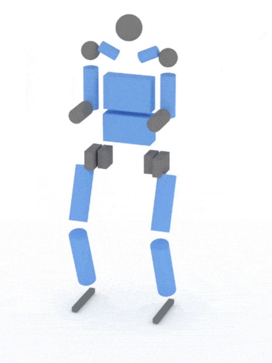Spinning humanoid 0
