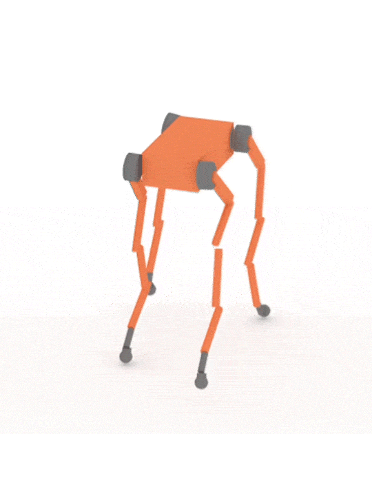Spinning quadruped 1