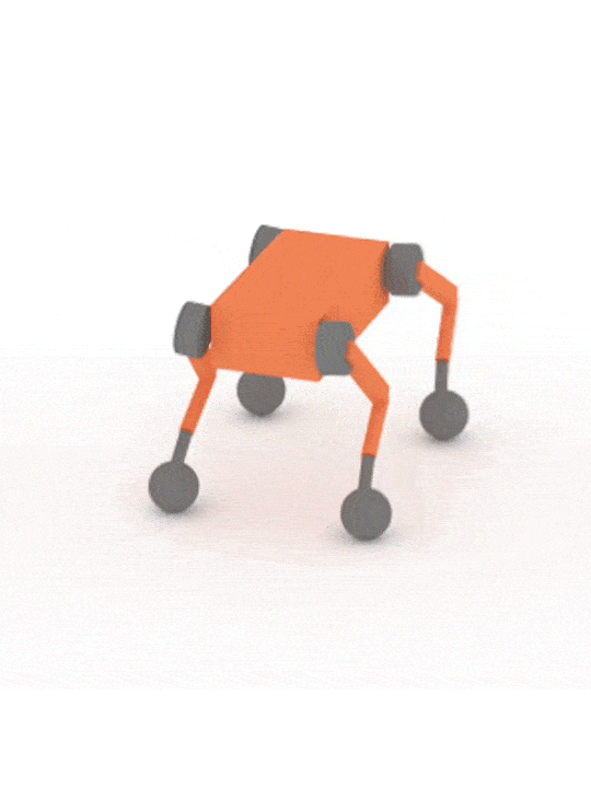 Spinning quadruped 2